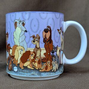 Vintage Walt Disney Lady And The Tramp Mug made in Japan Classic Movie
